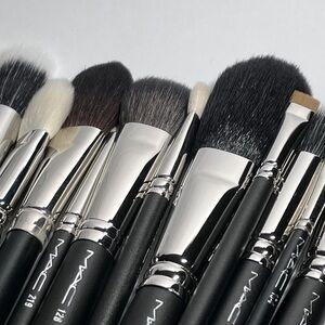 MAC Cosmetics Premium Brush Collection - Black and Silver